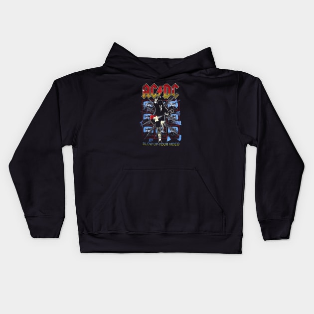 Vintage ACDC Kids Hoodie by From Cake